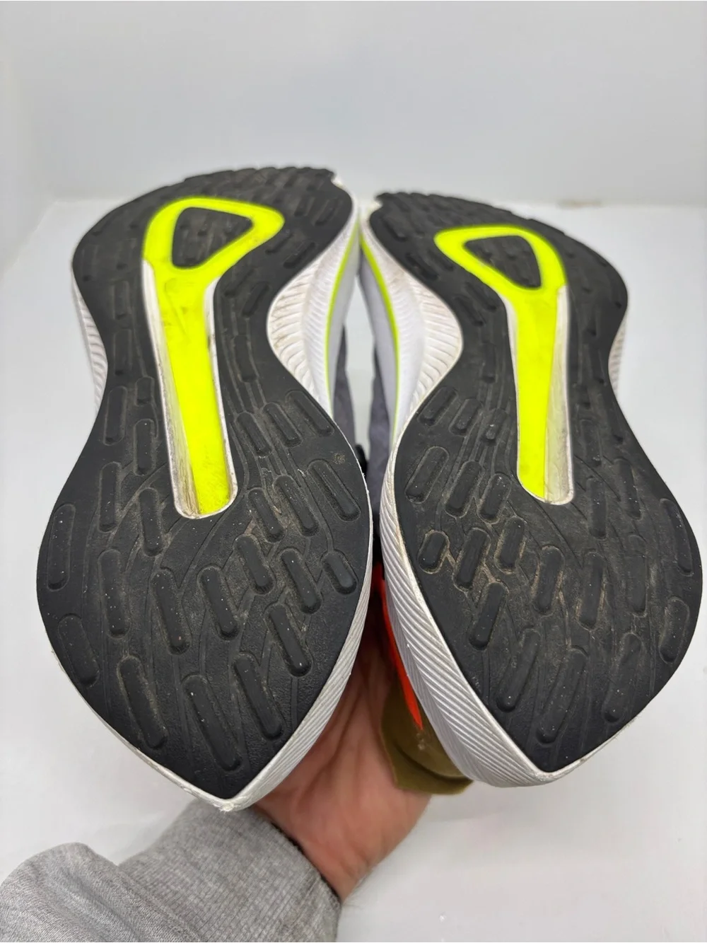 Nike Zoom Fly SP AO1554-001 Running Shoes Gray Orange Men’s Size 11